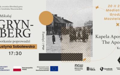 Nagranie spotkania literackiego z Mikołajem Grynbergiem i Justyną Sobolewską